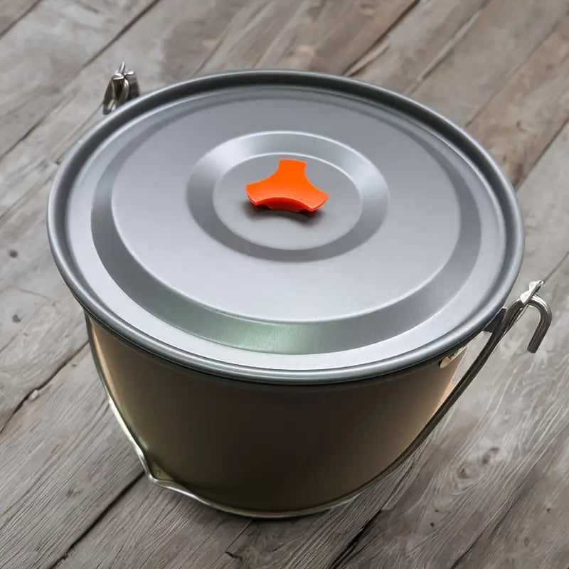 SurvivorPot XL – De Ultieme Hangende Pan voor Outdoor & Preppers