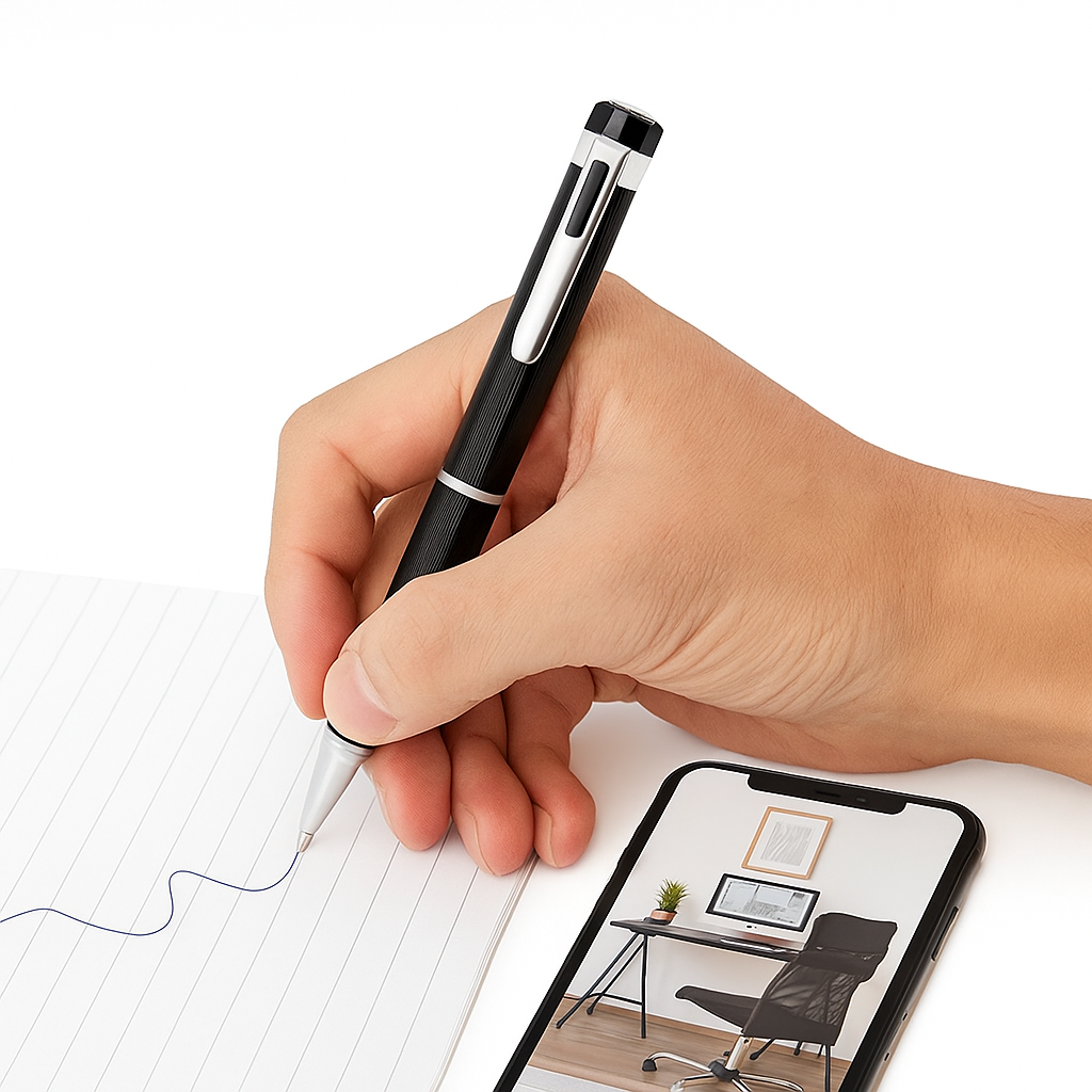 NoteCam Pen – camera pen die geen detail mist, discreet en veilig opnemen