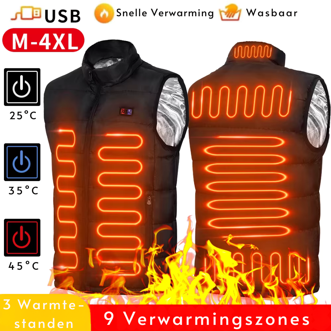 HeatCore Jacket - Verwarmde Outdoor Vest voor Heren & Dames