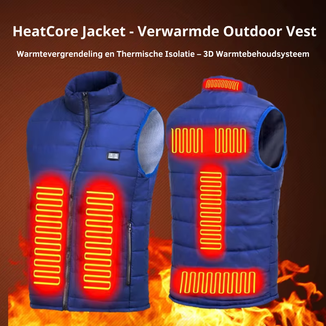 HeatCore Jacket - Verwarmde Outdoor Vest voor Heren & Dames