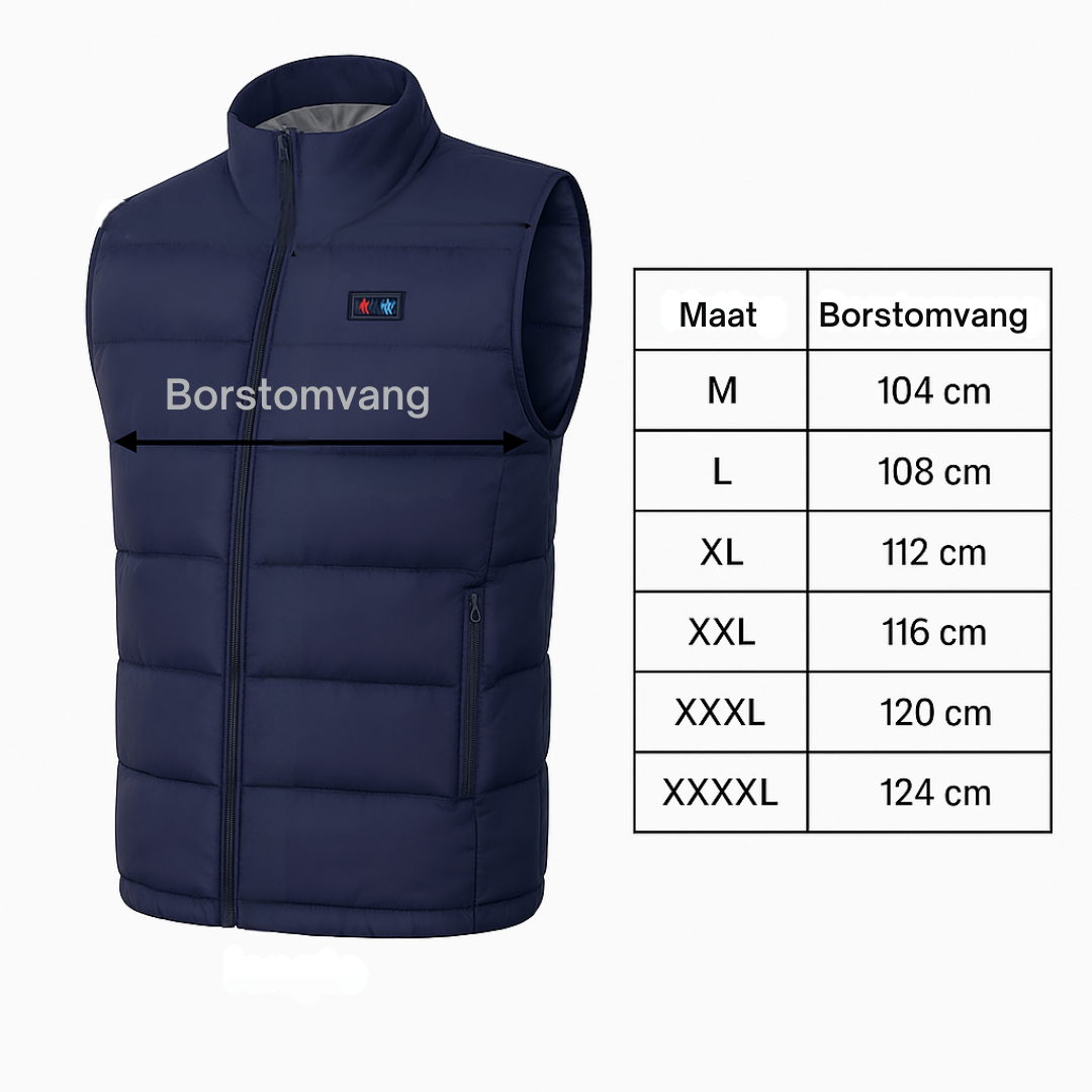 HeatCore Jacket - Verwarmde Outdoor Vest voor Heren & Dames