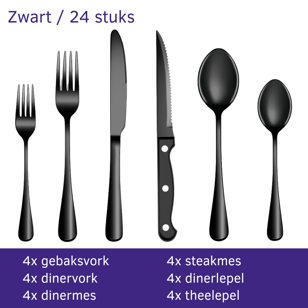 CoreWare Dining Kit – Duurzaam RVS Bestek voor Thuis & Outdoor
