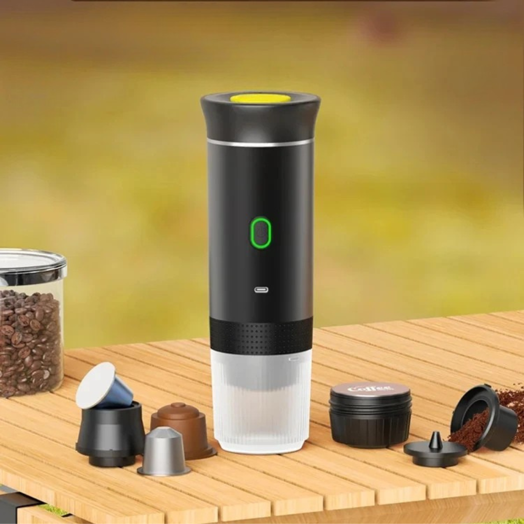 Draagbare 3-in-1 Espressomachine voor Outdoor, Preppers en Survival