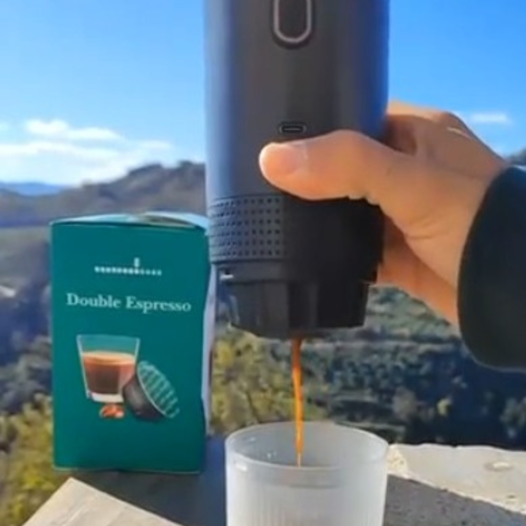 Draagbare 3-in-1 Espressomachine voor Outdoor, Preppers en Survival