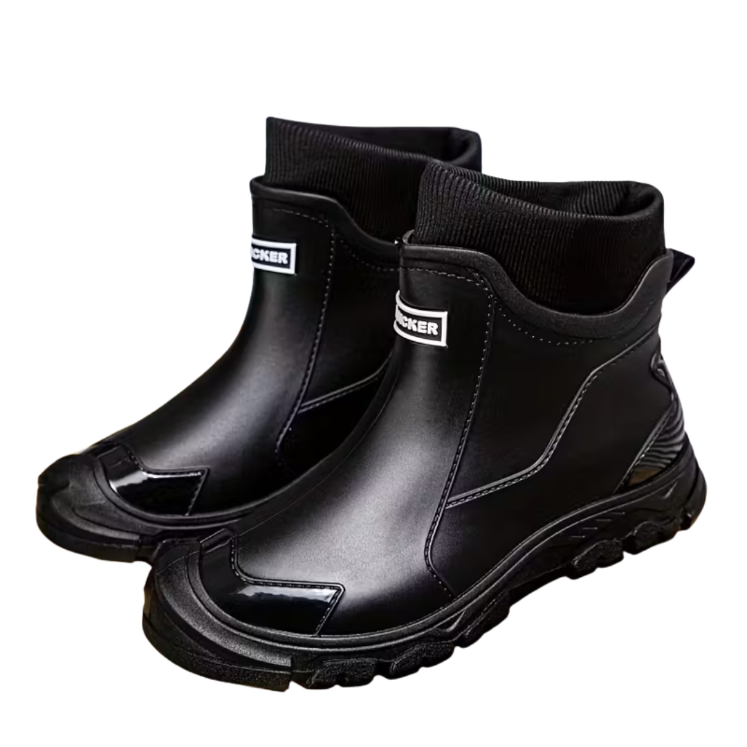 Regenlaarzen Enkellaarzen – Antislip Zool, Warme Fleece Voering & Comfortabele Slip-On Pasvorm
