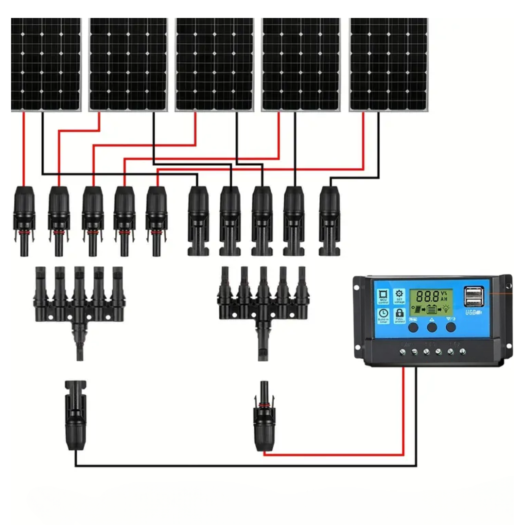 PrepSolar Power Kit 300 - Altijd Stroom – Voor Preppers, Outdoor Avonturen & Noodsituaties