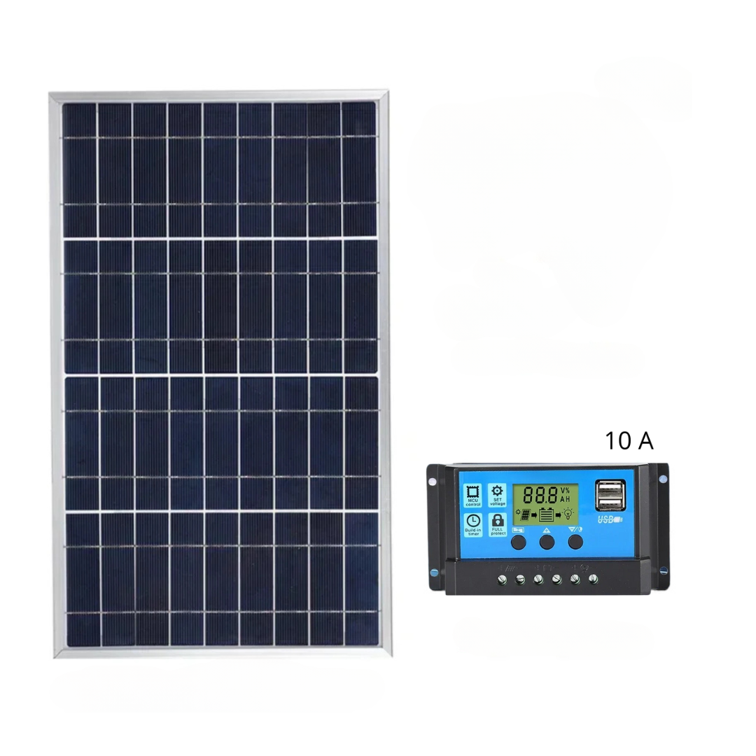 PrepSolar Power Kit 300 - Altijd Stroom – Voor Preppers, Outdoor Avonturen & Noodsituaties
