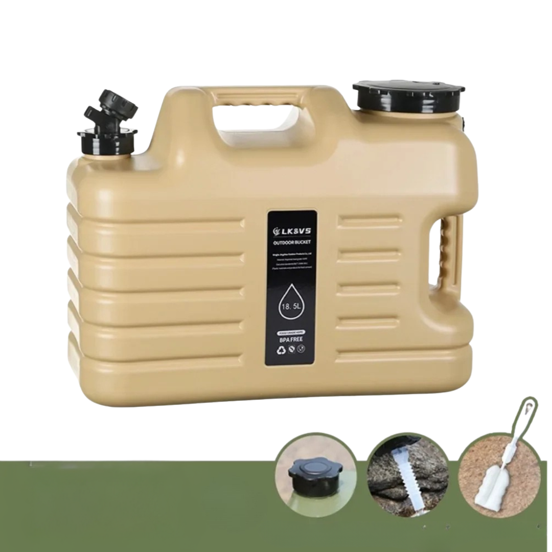 PrepWater Tank – Draagbare Wateropslag met Kraan
