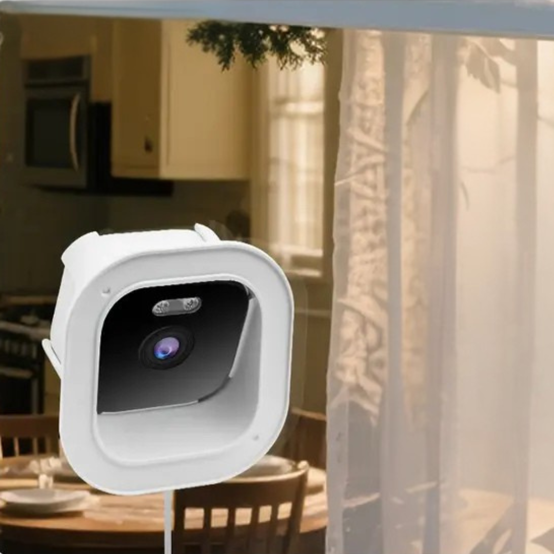 VisionGuard AI WindowCam – Slimme Raamcamera 1296P met WiFi (2.4G/5G), Kleurennachtzicht, Bewegingsdetectie, Tweerichtings-Audio & 24/7 Opname