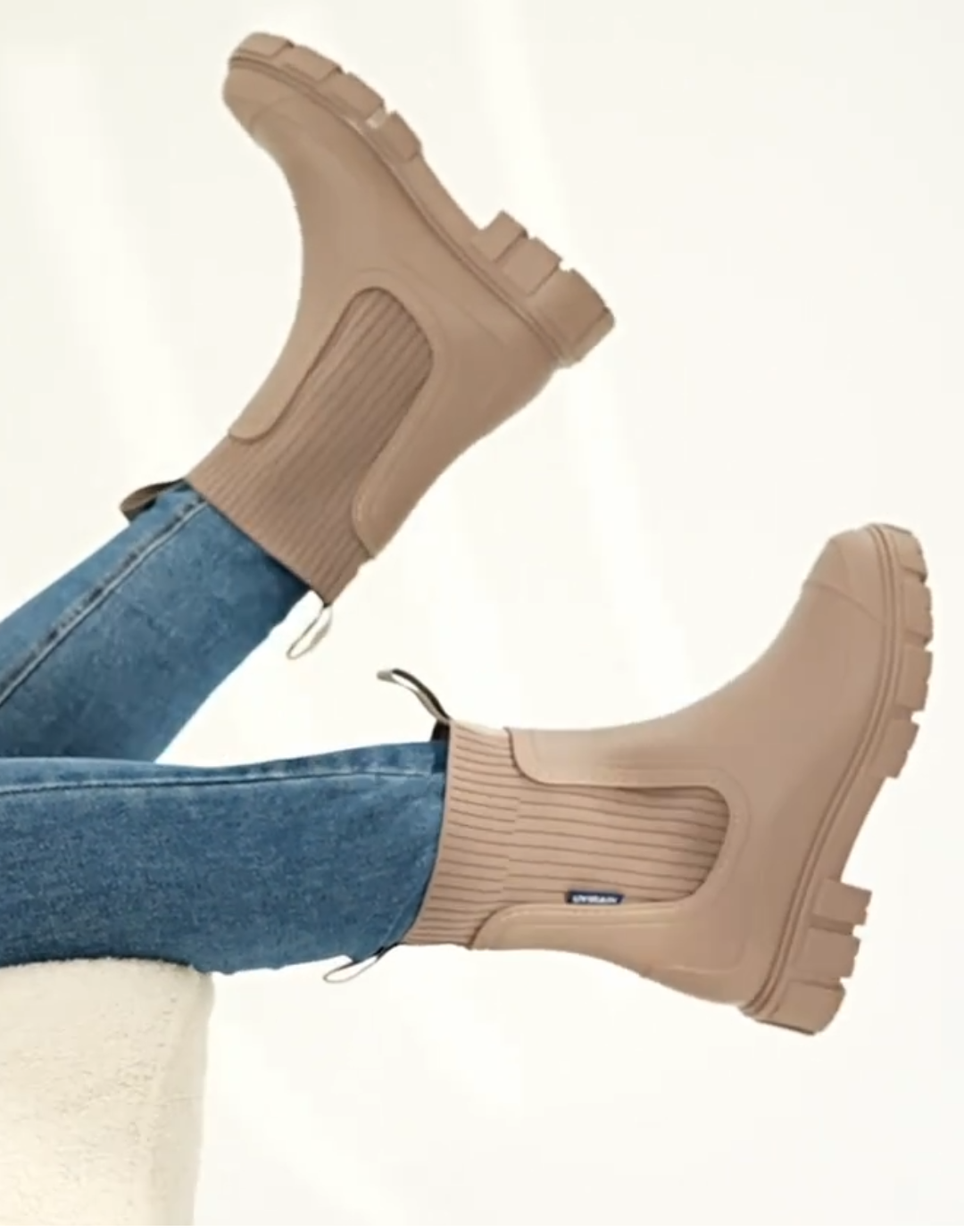 AquaEdge Chelsea Boots – Dames Waterdichte Chelsea Regenlaarzen