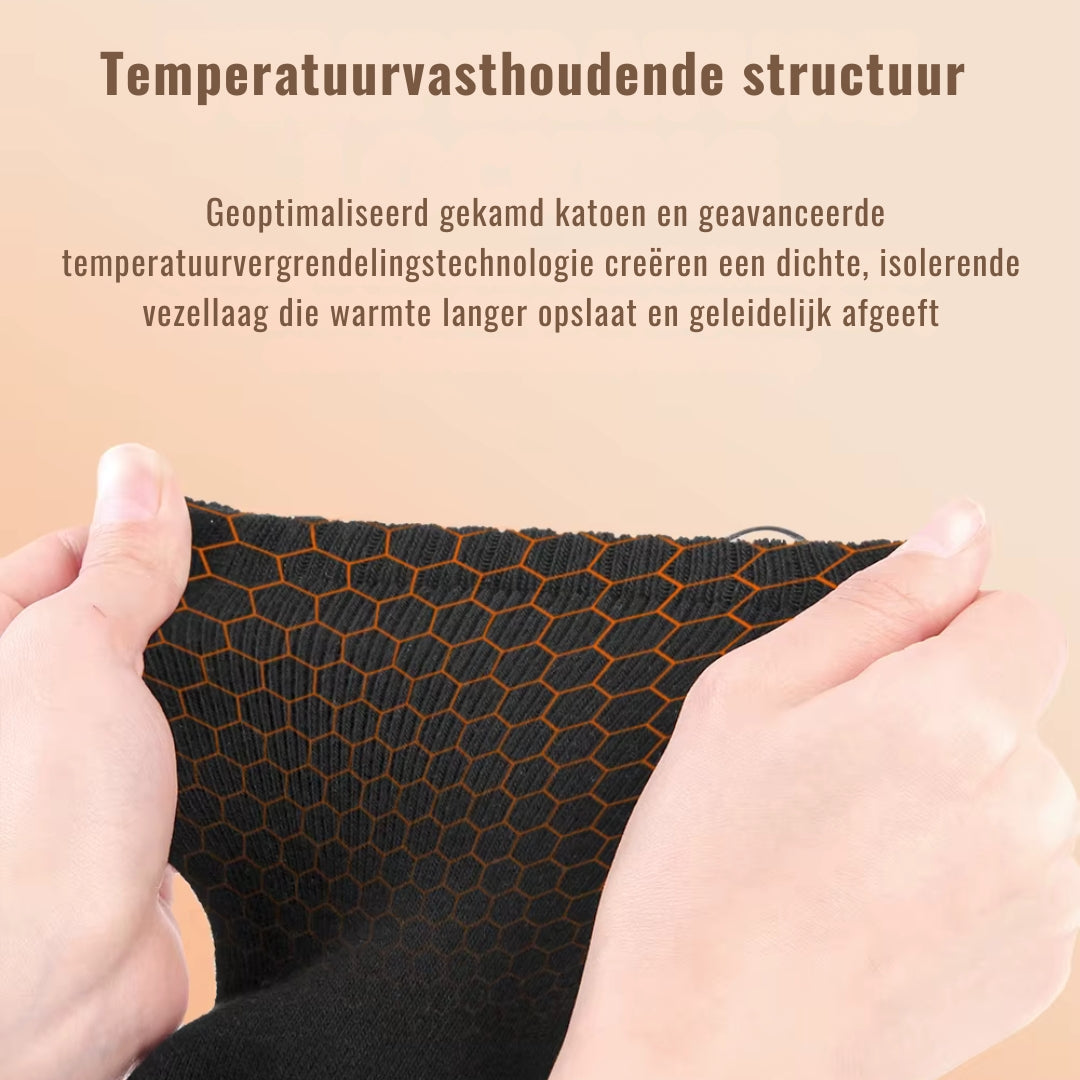 HeatCore Socks – geoptimaliseerd gekamd katoen met temperatuurvasthoudende structuur voor langdurige warmte
