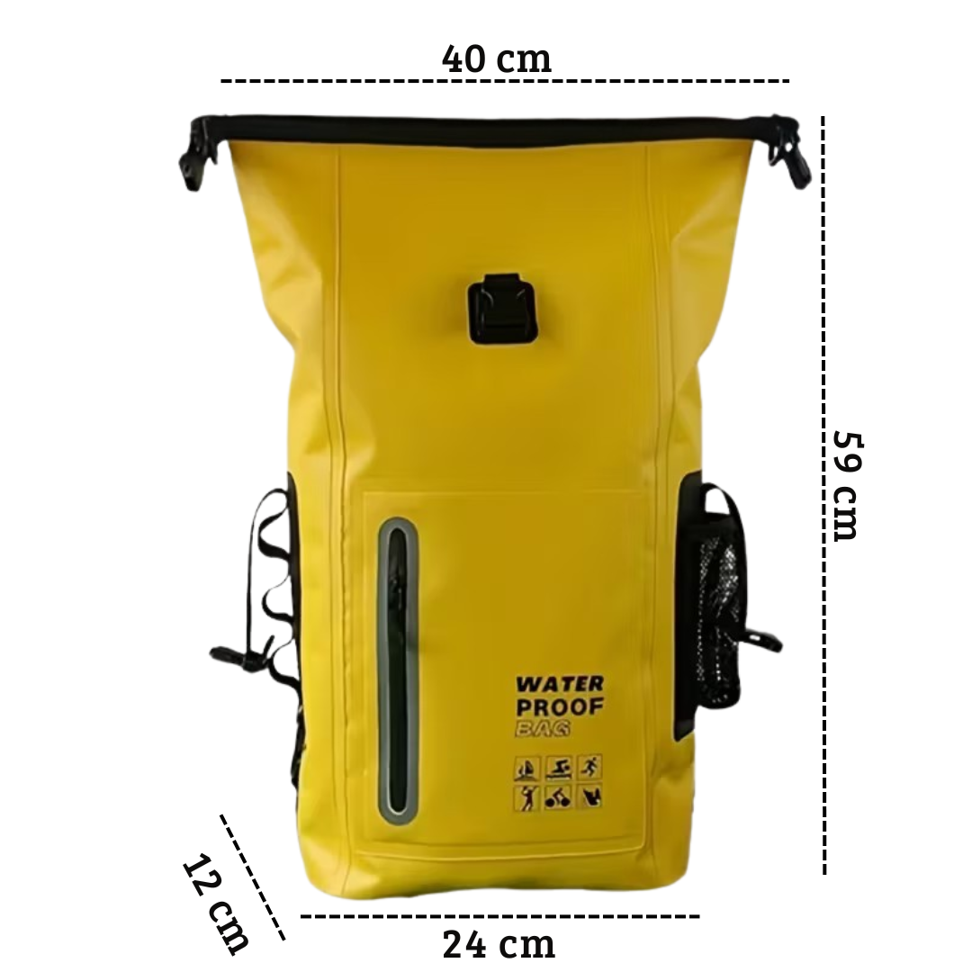 25L Waterdichte Rugzak – Gemaakt van Premium-Grade Hydroflect Tarpaulin voor Outdoor-bescherming