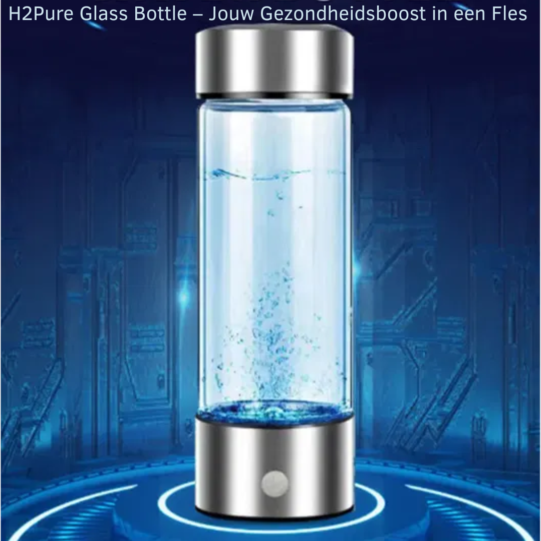 H2Pure Glass Bottle – Jouw Gezondheidsboost in een Fles