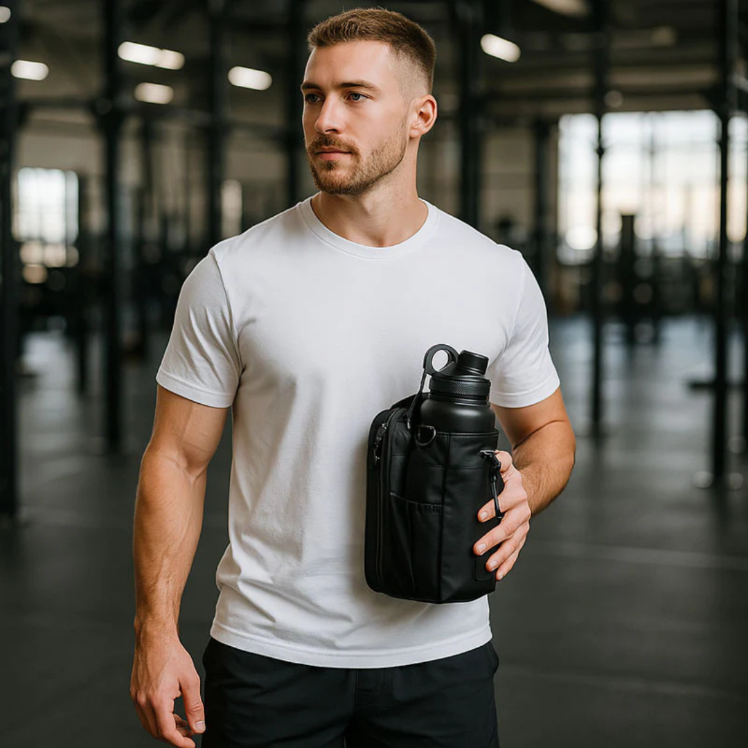 IronGrip Bottle Bag – Magnetische Waterfleshouder voor Gym & Outdoor
