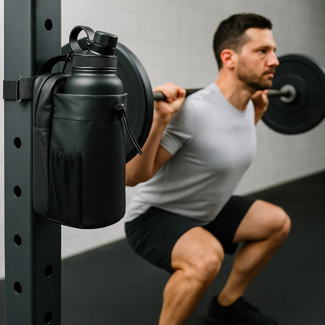 IronGrip Bottle Bag – Magnetische Waterfleshouder voor Gym & Outdoor