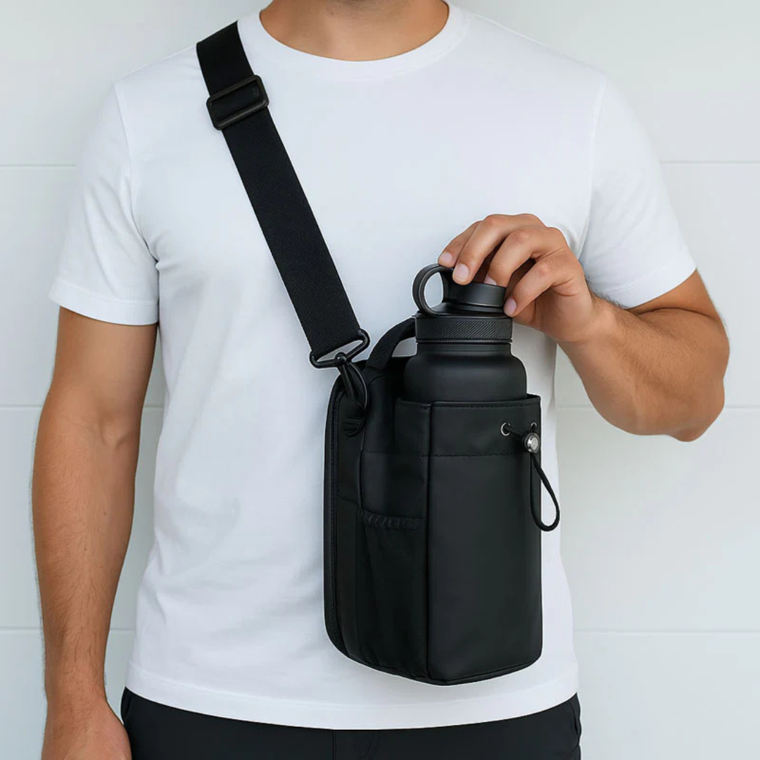 IronGrip Bottle Bag – Magnetische Waterfleshouder voor Gym & Outdoor