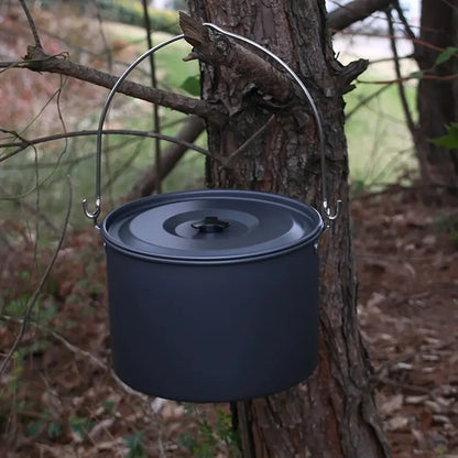 SurvivorPot XL – De Ultieme Hangende Pan voor Outdoor & Preppers