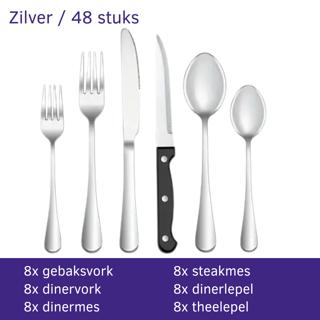 CoreWare Dining Kit – Duurzaam RVS Bestek voor Thuis & Outdoor