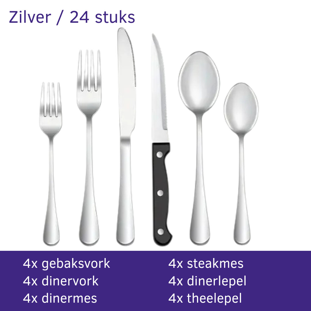 CoreWare Dining Kit – Duurzaam RVS Bestek voor Thuis & Outdoor