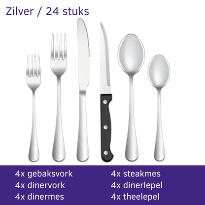 CoreWare Dining Kit – Duurzaam RVS Bestek voor Thuis & Outdoor