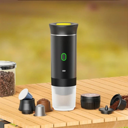 Draagbare 3-in-1 Espressomachine voor Outdoor, Preppers en Survival