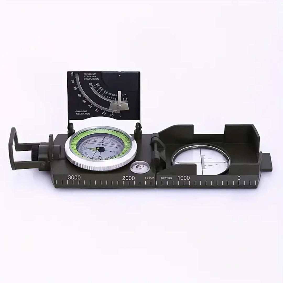 Delta Compass – Luminous Tactisch Kompas, Waterdicht & Zonder Batterij