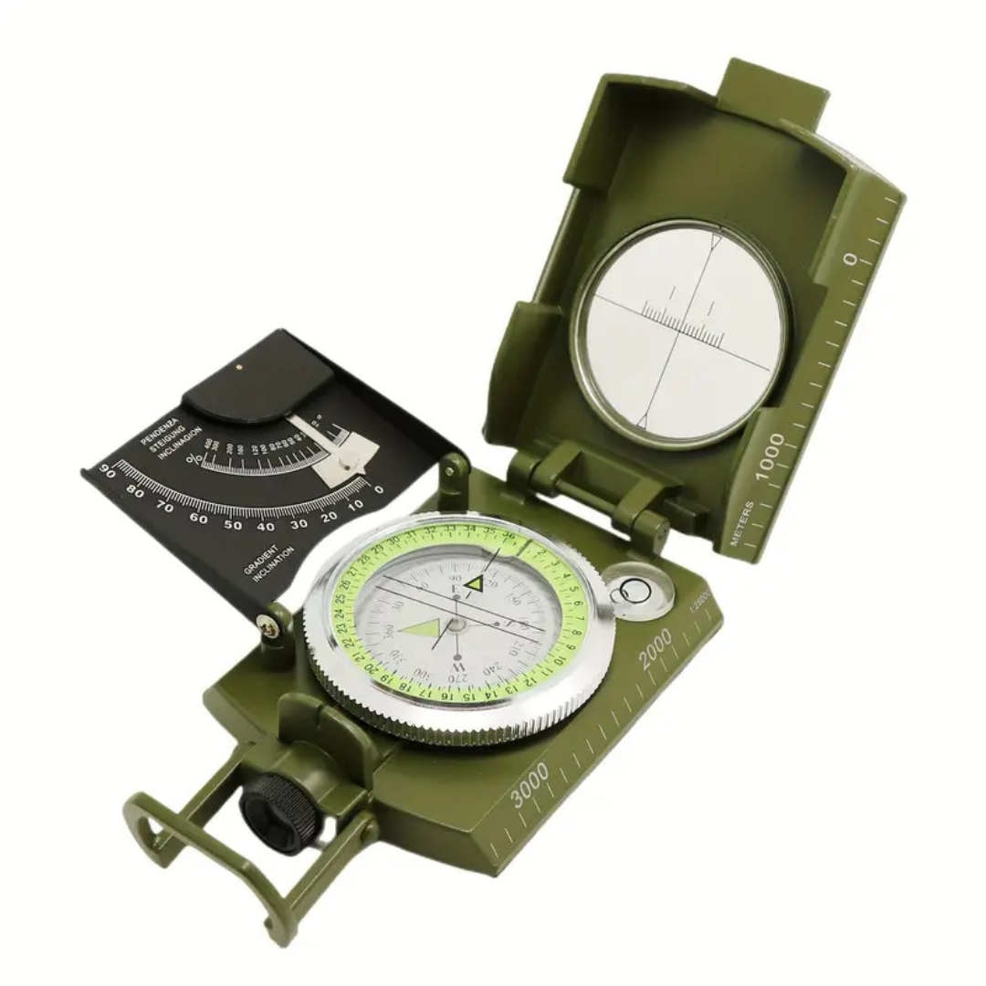 Delta Compass – Luminous Tactisch Kompas, Waterdicht & Zonder Batterij