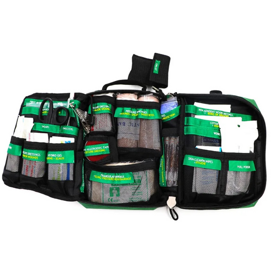 Prep-Aid EHBO Kit 165-delig – Compacte 3-Delige Lichtgewicht Medische Rescue Tas van 600D Polyester – Voor Auto, Outdoor, School & Survival