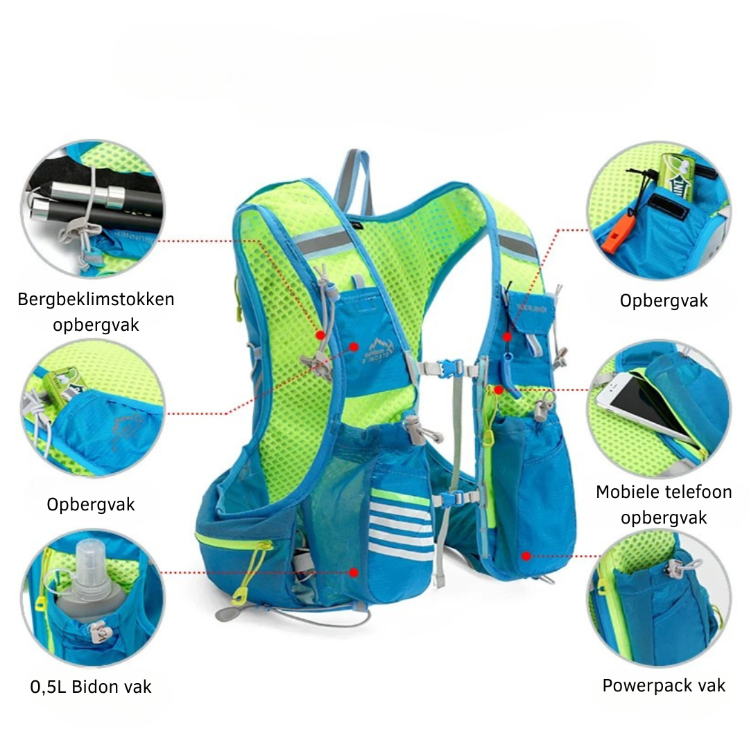 EnduroHydra Drinkvest – Blijf in beweging. Blijf gehydrateerd.