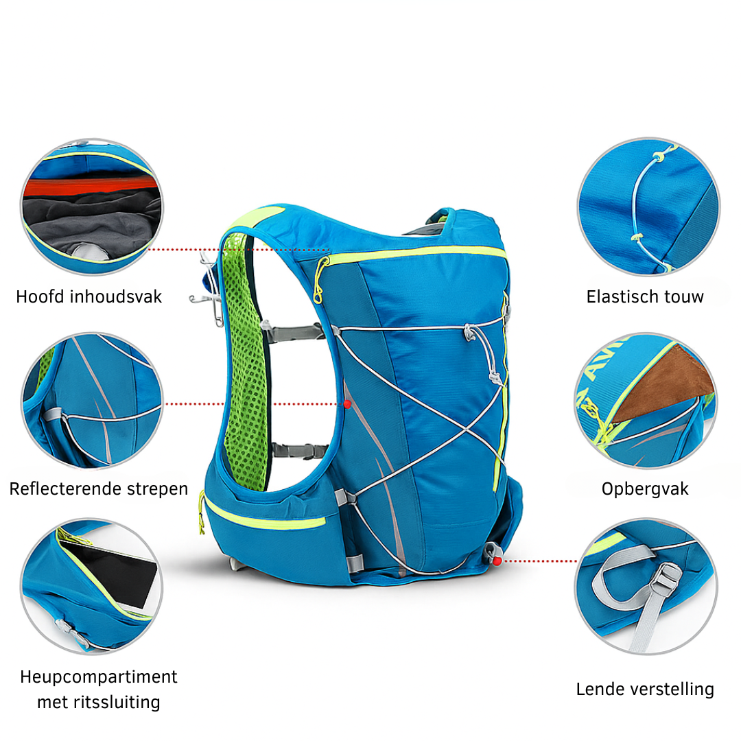 EnduroHydra Drinkvest – Blijf in beweging. Blijf gehydrateerd.
