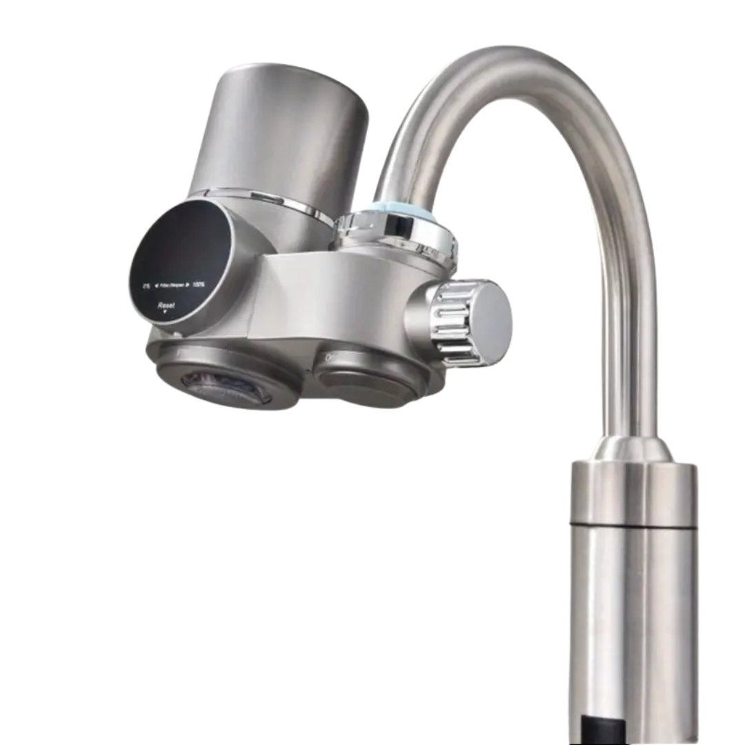 FreshTap Pro Kraanfilter  Gezond, Zuiver Water – Direct Uit Jouw Kraan. Geen Gedoe. Geen Stroom Nodig.