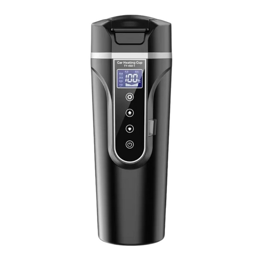 HeatGo Auto Thermos – 12V/24V Slimme RVS Beker (500 ml, 96W)