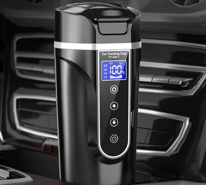 HeatGo Auto Thermos – 12V/24V Slimme RVS Beker (500 ml, 96W)