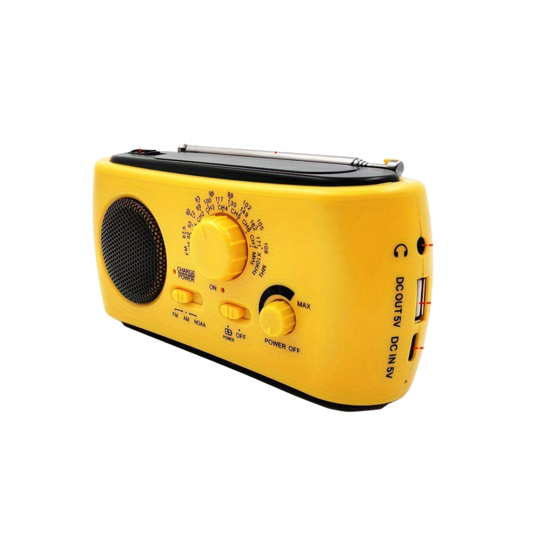 HandyCrank Power Radio - Opwindbare Radio Altijd voorbereid, altijd verbonden