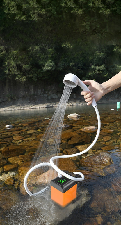HydroNomad - Draagbare Oplaadbare Douche voor Kamperen, Outdoor of Noodsituaties
