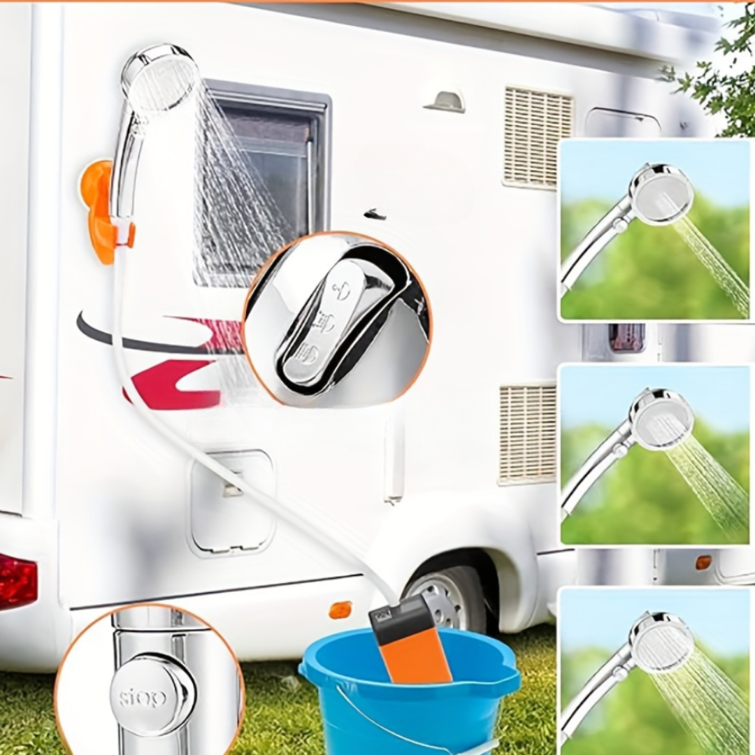 HydroNomad - Draagbare Oplaadbare Douche voor Kamperen, Outdoor of Noodsituaties