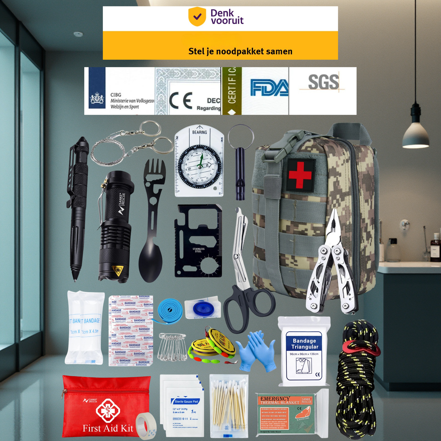 RescuePack 24-Deluxe Noodpakket