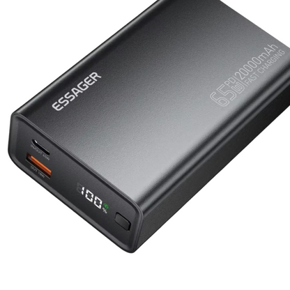 PowerMax 65W Essager UltraCharge - Krachtige 20.000mAh Powerbank voor al jouw apparaten
