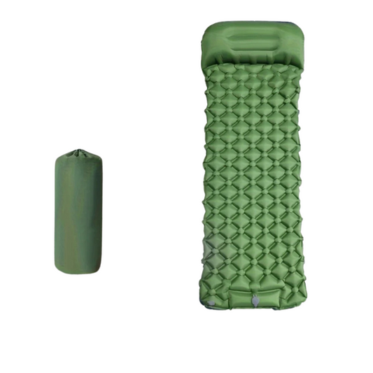 PrepRest Max – Ultieme Premium Opblaasbare Survival Slaapmat, ingebouwde pomp