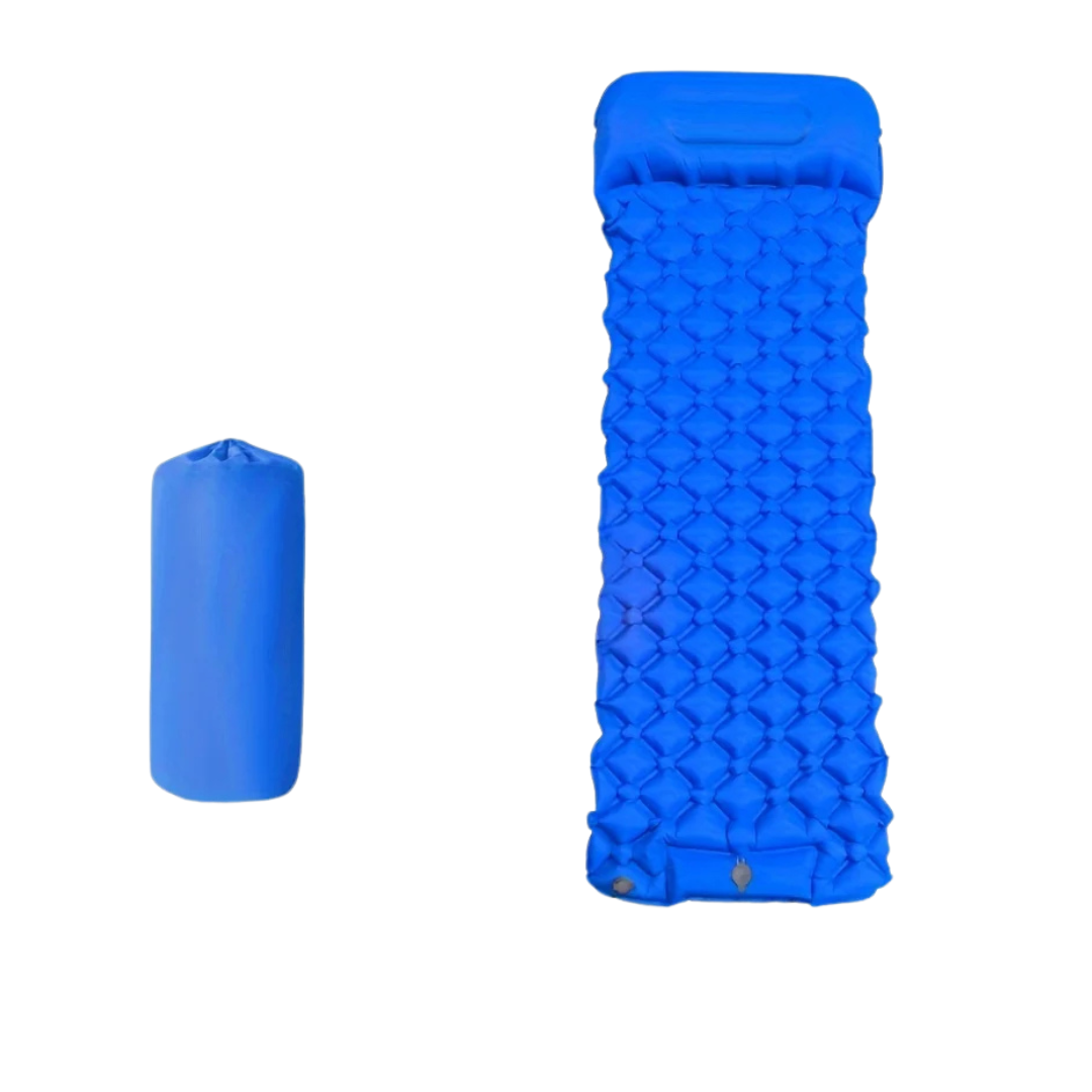 PrepRest Max – Ultieme Premium Opblaasbare Survival Slaapmat, ingebouwde pomp