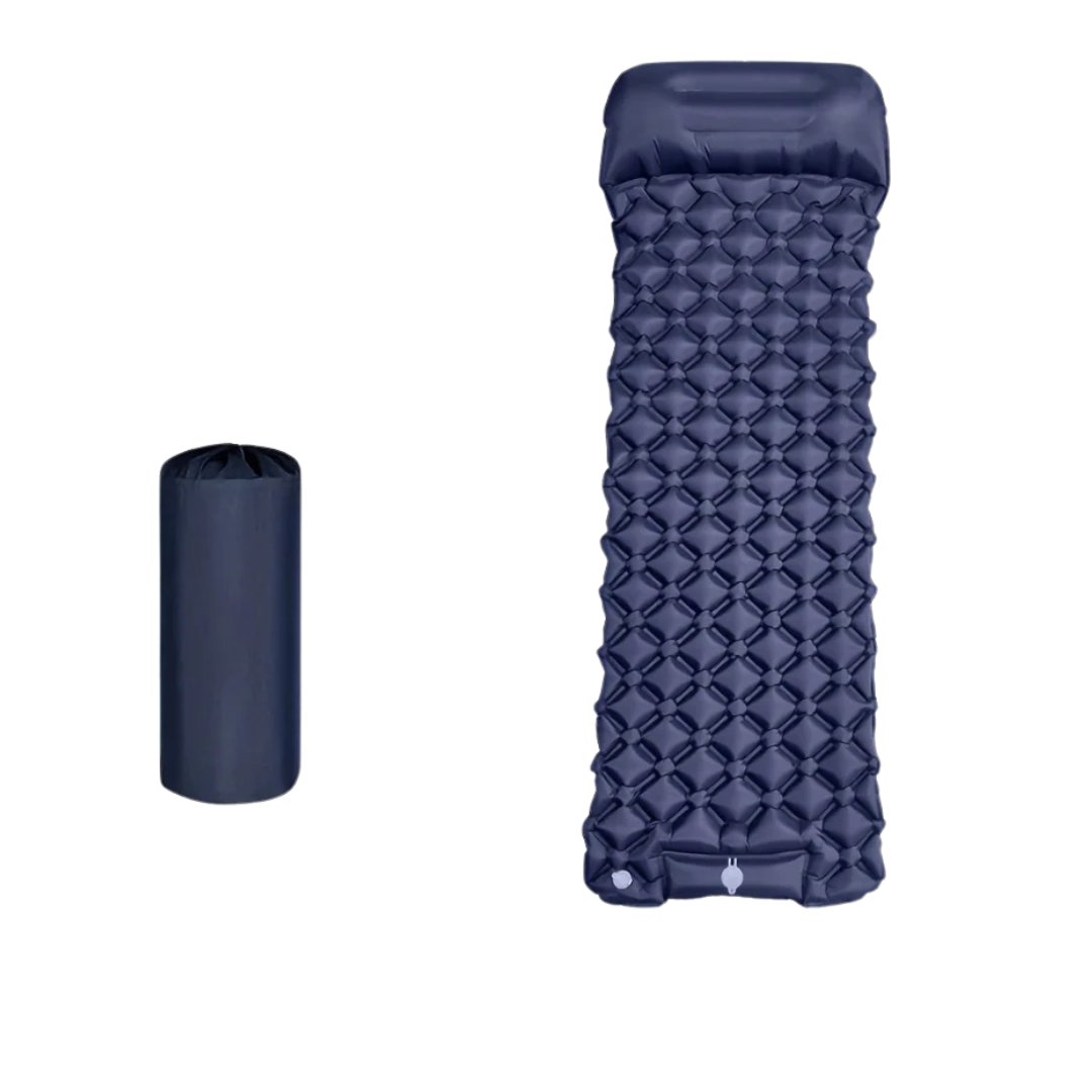PrepRest Max – Ultieme Premium Opblaasbare Survival Slaapmat, ingebouwde pomp