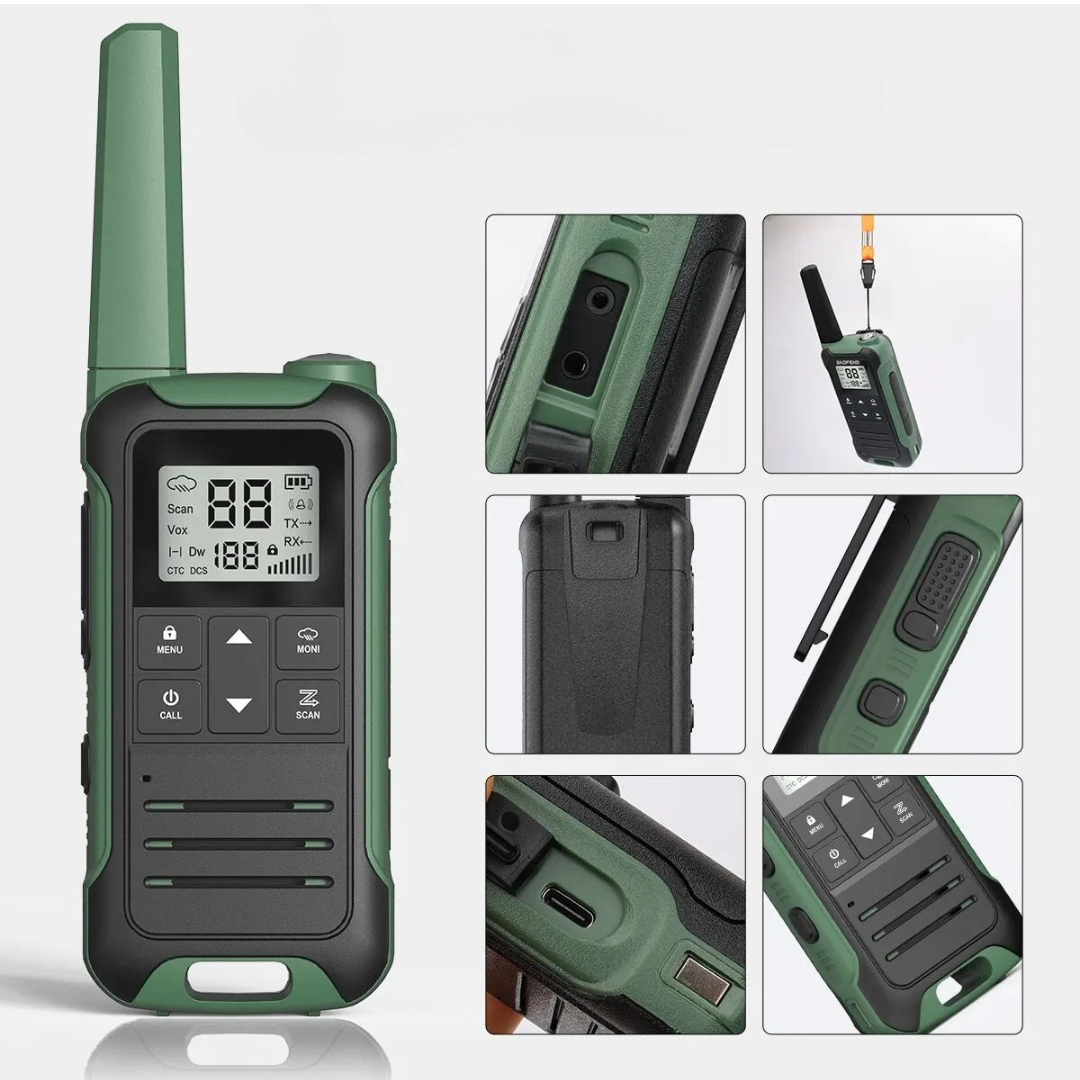 PrepTalk X2 - Draagbare Walkie-Talkies voor Outdoor en Noodsituaties