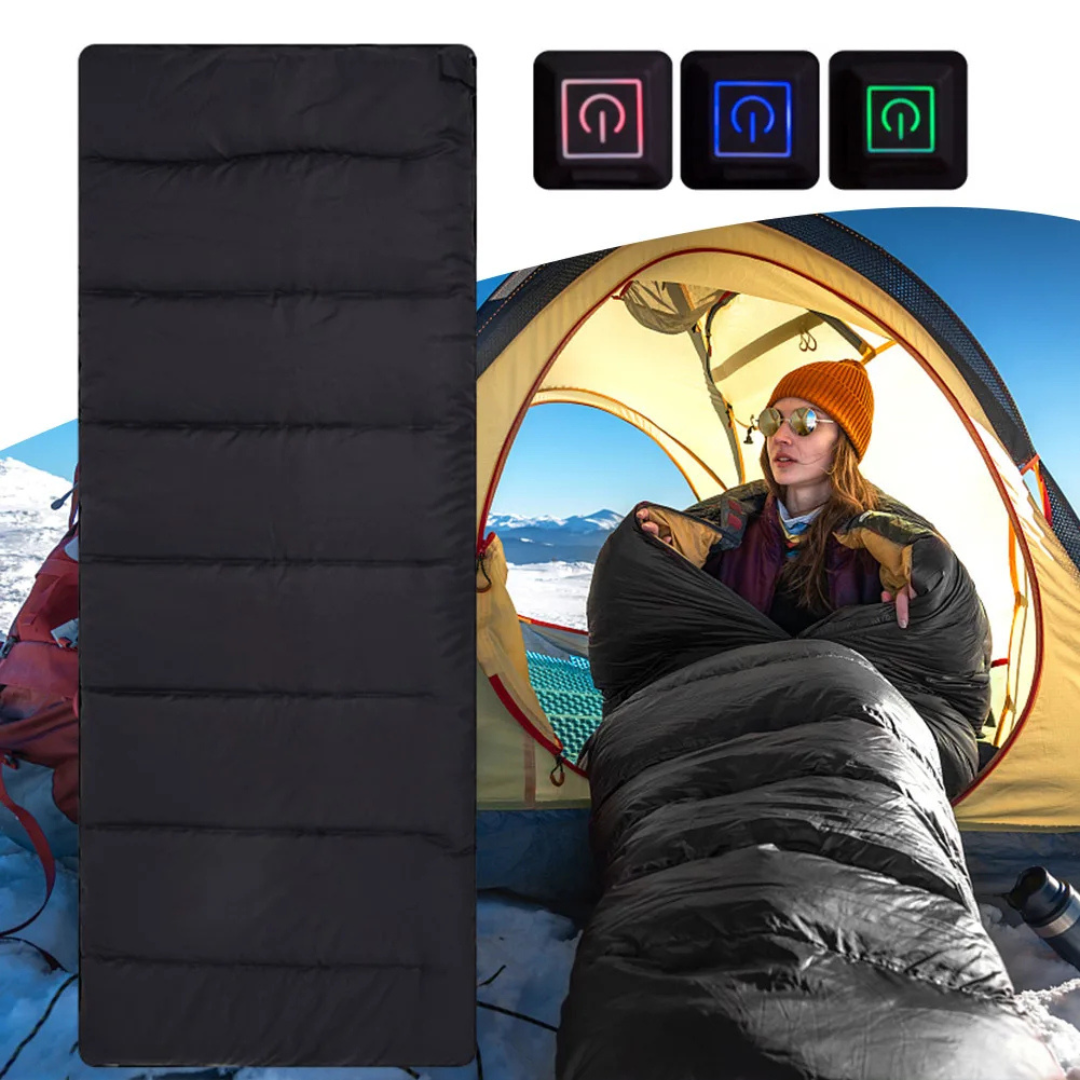 PrepWarm Cocoon – USB/Type-C Verwarmde Slaapzakdeken