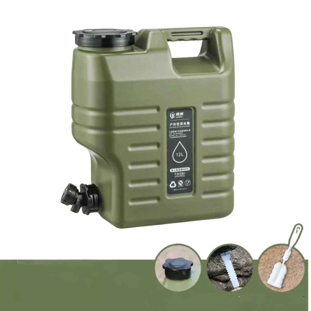 PrepWater Tank – Draagbare Wateropslag met Kraan