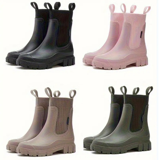 AquaEdge Chelsea Boots – Dames Waterdichte Chelsea Regenlaarzen