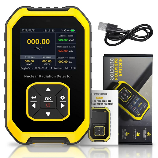 RadShield Detector - Geigerteller Stralingsmeter & Persoonlijke Dosismeter (X-, γ- en β-straling)