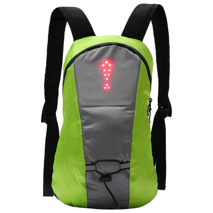 SafeRide LED Signaal Rugzak – Reflecterende Fietsrugzak met Richtingaanwijzer & USB Oplaadbaar