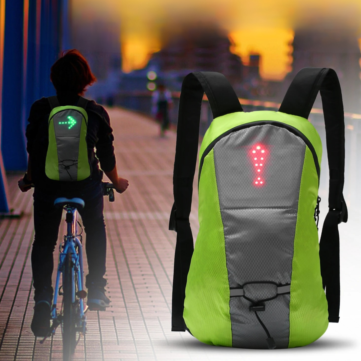 SafeRide LED Signaal Rugzak