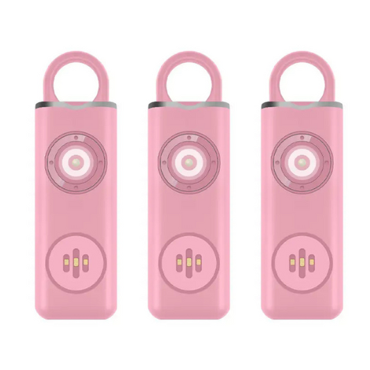 StraatVeilig – Persoonlijk Veiligheidsalarm 130dB met LED & Sleutelhanger – Originele Veiligheidssirene (1, 2 of 3-Pack)