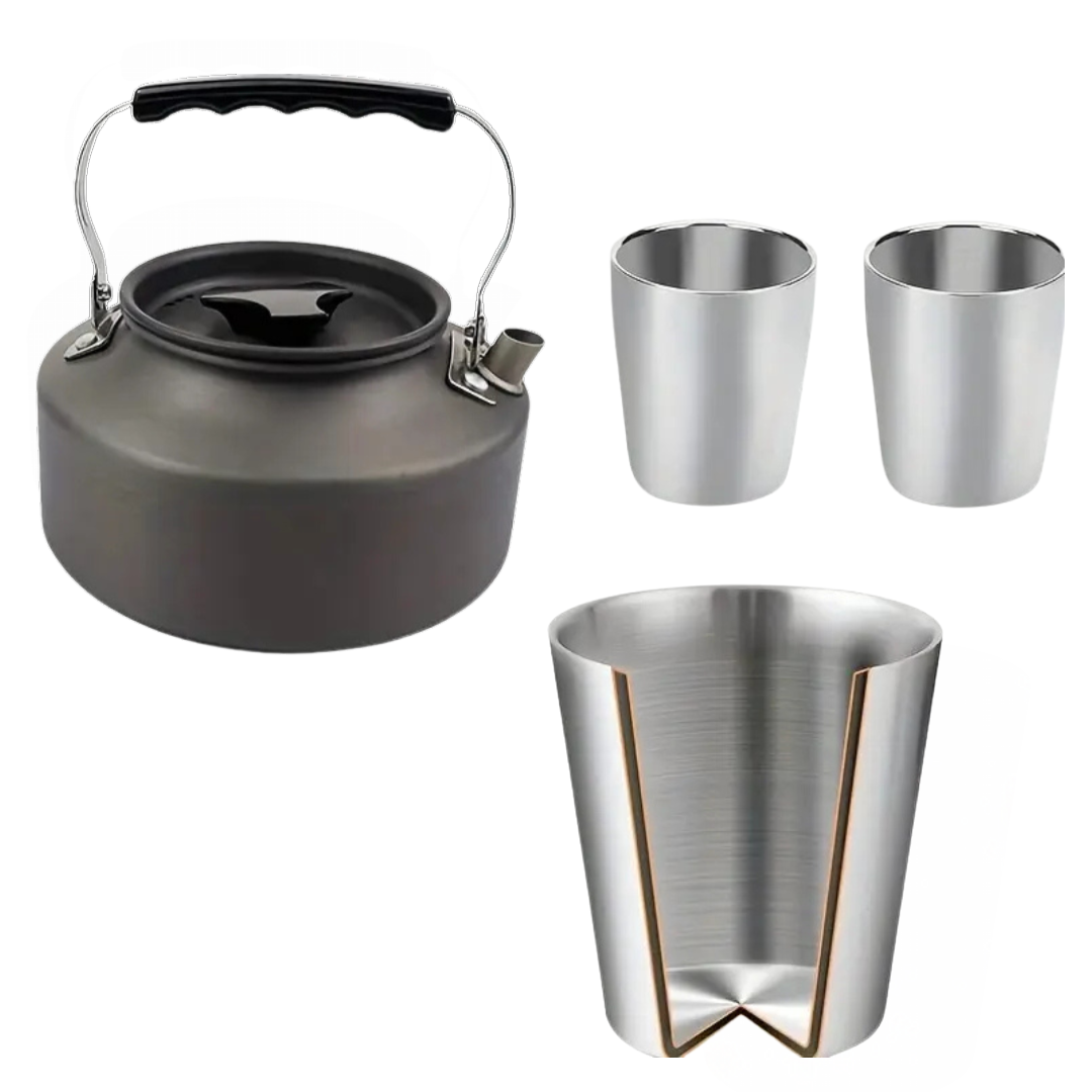 SurvivorCook Kit - Complete Outdoor Kookset voor 2-3 Personen